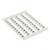 DEK 5 FS 1-50 Dekafix, Terminal marker, 5 x 5 mm, Paso en mm (P): 5.00 Weidmueller, blanco