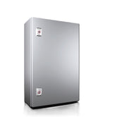 1008000 AX Armario compacto, An.Al.Pr.: 380x600x210, acero inoxidable, con placa de montaje, RAL7035