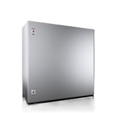 1014000 AX Armario compacto, An.Al.Pr.: 760x760x210, acero inoxidable, con placa de montaje, RAL7035