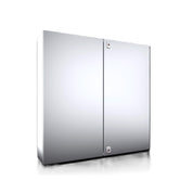 1018000 AX Armario compacto, An.Al.Pr.: 1000x1000x300, acero inoxidable, con placa de montaje, RAL7035