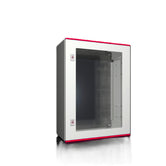1469000 AX Armario Compacto de poliéster, An.Al.Pr.: 600X800X300 con ventana transparente, con placa de montaje, RAL7035