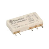 Relé electromecánico para circuito impreso 60 VDC 6 A