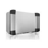 6320050 AX Caja de mando con asas laterales, An.Al.Pr.: 300x200x155 mm, chapa de acero, con asas de aluminio, acceso para mantenimiento por la parte posterior