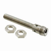 Sensor de proximidad, tamaño M8, con blindaje, 3 hilos, rango sensado 2mm, voltaje de operación 12-24Vdc, conector M12, salida PNP, modo de operación NA