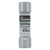 KTK-2-1/2 Fusible 2-1/2 amp, 600 VAC amp 13/32x1-1/2Rápido