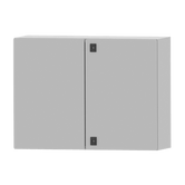 Gabinete CE con doble puerta RAL 7035, 1000x1000x300mm con puerta doble y panel de montaje IP55 NEMA 12