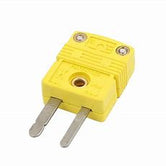 SMPW-K-M Conector para termopar Tipo K, clavija plana estándar macho, -29 a 180°C (-20 a 356°F) , rango de tamaño de cable hasta 20 AWG