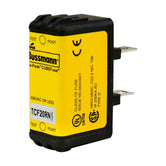 Fusible 3 amp 600 VAC cubo doble elemento, Acción retardada, sin indicador.