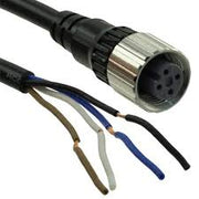 cable para sensor y actuador M12, cable recto de 4 polos 2m