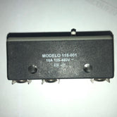 Micro interruptor tipo pin 15A 125-480Vac