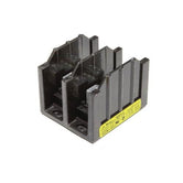 Bloque Distribución 2-polos, (1) entrada Cal.# 6 awg-3500 MCM - (1) salidas cal. # Cal.# 6 awg-3500 MCM, 310A /600V