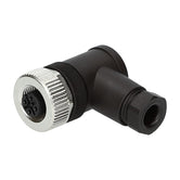 Conectore hembra de configuración libre, M12, Conector hembra acodado, tipo SAIBW-4/9