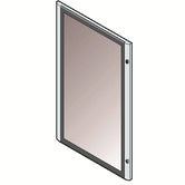 Puerta transparente tamaño 2, para gabinetes Gemini
