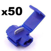 Conector empalme Eléctrico cierre Rápido 16-14 AWG 1.5-2.5 mmÂ², azules, bolsa 50 piezas