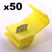 Conector empalme Eléctrico cierre Rápido 12-10 AWG 4-6 mm², amarillas, bolsa 50 piezas