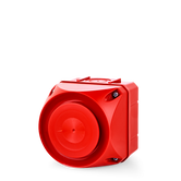 ASS-P Indicador multitono 94mm de 8 tonos 103dB base roja 110/120 V AC IP66 Tamaño 1