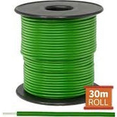 Cable monopolar 22 awg 100 pies 300V 80C color verde