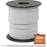 Cable monopolar 22 awg 100 pies 300V 80C color blanco