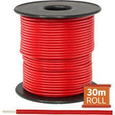 Cable monopolar 20 awg 100 pies 300V 80C color rojo