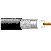 Cable coaxial RG58/U 50 ohm 20 AWG plenum, rollo/1000 pies
