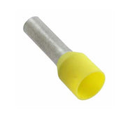 H6,0/20D GE Terminal tubular, aislado, 6mmx20 mm, 10AWG, 6mm², amarillo, bolsa 100 pzas