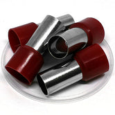 H95,0/44 R Terminal tubular, aislado, 31mmx95mm, 3/0AWG, rojo bolsa 25 piezas