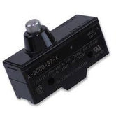 Interruptor Básico uso general con émbolo corto resorte  480 VAC 20A 1P2T