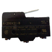 Interruptor Básico uso general con palanca corta de bisagra 480 VAC 20A 1P2T