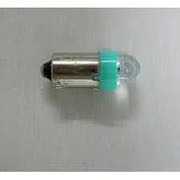 Foco miniatura tipo LED, 12 - 30 V AC/DC/15 mA color verde
