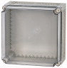 Caja aislante con tapa transparente 375mm x 375mm x 225mm