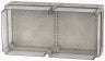 Caja aislante con tapa transparente 375mm x 750mm x 275mm