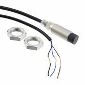 Sensor de proximidad, tamaño M8 doble, sin blindaje, distancia de sensado 4mm, voltaje de operación 10-30Vdc, cable 2m, configuracion salida PNP, operación NA, cuerpo corto