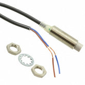 Sensor de proximidad inductivo, tamaño M12, sin blindaje, rango 8mm, 2-hilos, voltaje de operación 12-24Vdc, cable 2m, modo operación NA