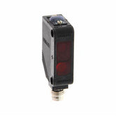 Sensor fotoeléctrico con amplificador, sensor tipo distancia ajustable, rango 20-200mm, salida NPN, conector M8, voltaje 12-24Vdc