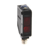 Sensor fotoeléctrico con amplificador, sensor tipo Light-On, rango 40-200mm, salida PNP, conector M8, voltaje 12-24Vdc