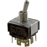 Interruptor de palanca (cola de rata) (toggle switch), montaje en PCB, 10 A @ 250 VAC; 15 A @ 125 VAC; 125? 250