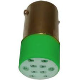 Foco miniatura LED, color verde 24Vdc
