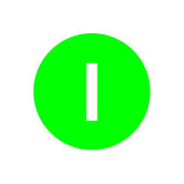 Mica verde, leyenda (I) para Botón M22(S)-D-X/M22(S)-DR-X/M22-DG-X