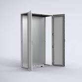 Gabinete chapa de acero, autosoportado 2 puerta 2000mm X 1200mm X 600mm (78.74x47.24x23.62), Incluye platina