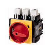 Interruptor seccionador empotrable maneta roja/amarilla 3p 125A