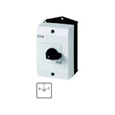 Interruptor selector de 2 velocidades, 0-1-2, 20a a 440v montaje superficie, en caja asilante IP65