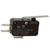 interruptor miniatura acción rápida con palanca de bisagra 15A 250V 1P2T