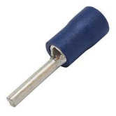 Terminal aislamiento vinilo tipo pin (entrada fácil) 12mm largo 16-14 AWG 1.5-2.5 mm² azules (paq. 100 pzas)