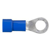 Terminal aislamiento vinilo anillo 16-14 AWG tornillo # 10 azul (paq. 100 pzas)